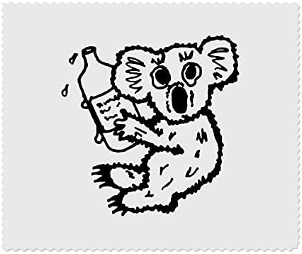 Azeeda 2 x 'Koala Joey עם בקבוק' עדשת מיקרו -סיב/כוסות מטליות ניקוי
