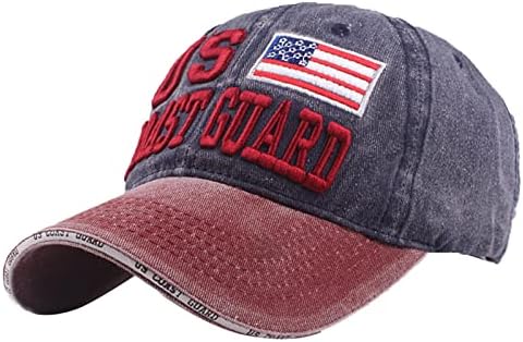כובעי דגל אמריקאים לנשים גברים וינטג 'ארהב כובע בייסבול שטף כובע אבא בלתי מוגן מתכוונן