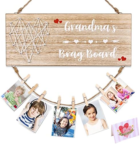 Yeohjoy מתנות סבתא הטובות ביותר - מסגרת תמונה של סבתא, מתנות ליום הולדת לסבתא לסבתא מגנדקידים, מחזיקת צילום