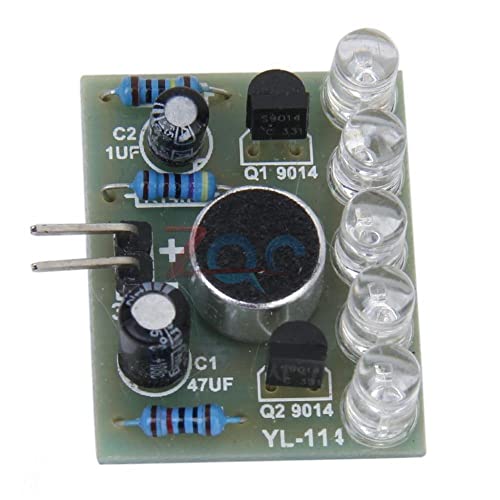 מחוון LED 3V-5.5V LED בקרת צליל בקרת מלודי חיישן מנורת ייצור אלקטרוני ערכות DIY חומר סוויטה FR-4 לוח
