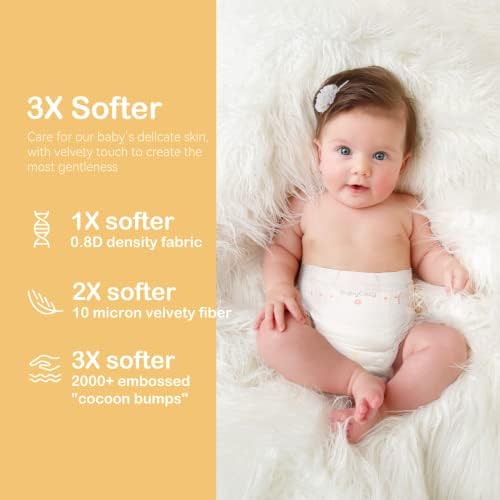 Babycozy Swaddle כותנה, חוטף תינוקות תלת מימדי בצורת צלו, חיתולי תינוקות בגודל 4,56 רוזן חיתולים