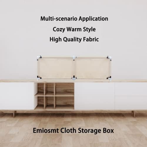 EMIOSMT 260L מארגן שקית אחסון משולבת עם ידיות מחוזקות וחלון ברור, רוכסנים יציבים, מיכל פשתן נושם, חומר PVC, קיבולת