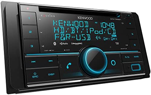 Kenwood Excelon DPX795BH DIN DIN Bluetooth ברכב מקלט סטריאו לרכב עם תאימות Alexa