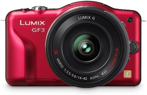 Panasonic Lumix DMC-GF3XW 12.1 MP MPRO מיקרו ארבעה שלישים מצלמת מערכת קומפקטית עם 3 אינץ 'מסך