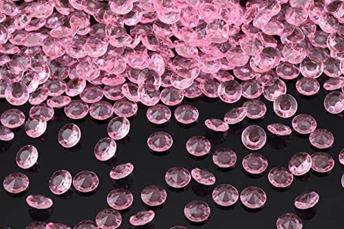 GAJOZON 1000 PCS 0.47 אינץ 'יהלומים אקריליים קריסטלים אבני חן אקריליות שולחן חתונה מפזרים אבני