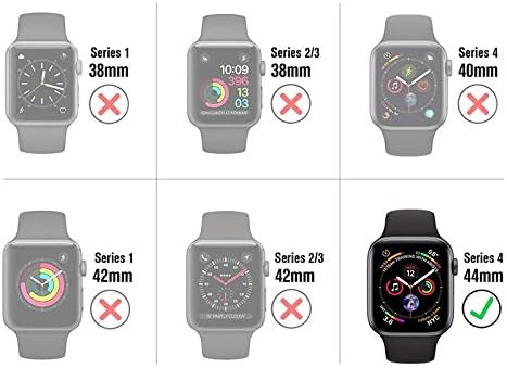 סדרת Apple Watch תואמת 6 / SE / 5/4 מארז אטום למים 44 ממ, Tomcrazy IP68 אטום מלא אטום כיסוי