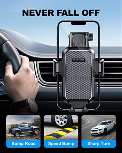 Guanda Technologies Co., Ltd. הרכבה על טלפון עבור אוורור רכב, מחזיק טלפון לרכב עם כוס יניקה חזקה
