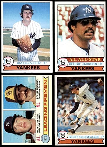 1979 Topps New York Yankees צוות סט ניו יורק ינקי אקס+ ינקיז