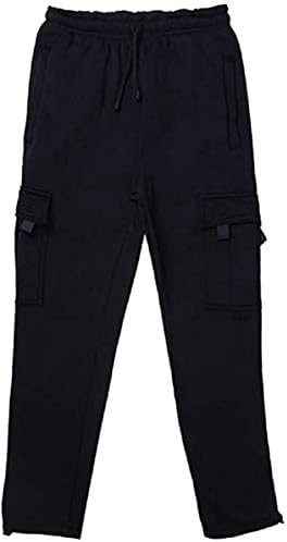 מכנסי טרנינג פליס משקל כבד של מכנסי טרנינג אופנה ספורט מכנסיים מרגיזים עם כיסים