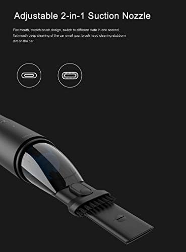 CleanFly כף יד שואב אבק נקי FVQ ניידים ניקוי מיני ניקוי מיני 2 בזרבובית עם פילטר מטען לרכב LED LED