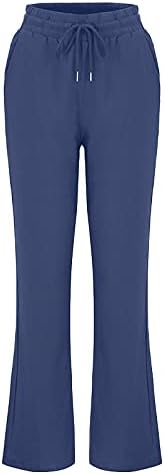 Lcziwo מכנסי פשתן כותנה נשים 2023 מכנסיים מותניים גבוהים מכנסיים ישר רגל רופפת מכנסיים מחודדים עם