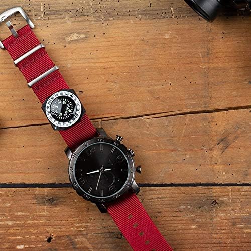 חברת סאן גוקומפס - מיקרו התמצאות מצפן שורש כף היד / להקת שעון או מצפנים צמיד פאראקורד עם מסגרת