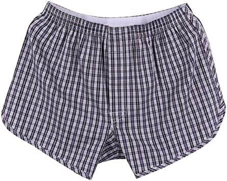 BMISEGM Mens Trunk תחתוני בגדי כותנה תחתוני כותנה כותנה רופפת מכנסיים קצרים במותניים בינוניים מכנסיים