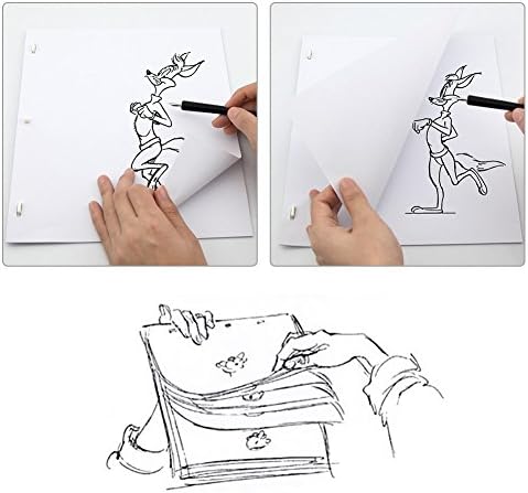 ערכת ספרי הפליפ של נייר האנימציה של נייר עם חורים אנימציה מיקום נייר נייר מנגה קומיקס ציור 70 גרם ערכת אנימציה