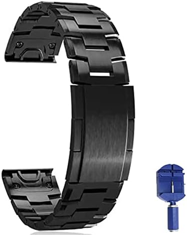 רצועת השעון של סגסוגת טיטניום אנקנג רצועות שורש כף יד מהירות עבור גרמין פניקס 7 איקס 7 6 5 5 איקס