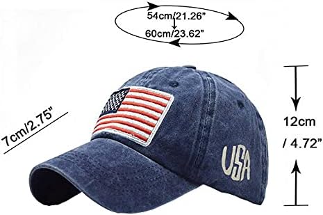 מתכוונן בייסבול כובע אמריקאי דגל כובע כיסוי ראש חיצוני ספורט כובע כובע מצחיה כותנה
