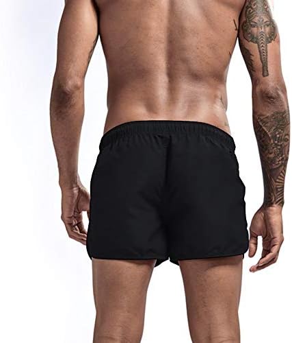 מכנסי אימון לחדר כושר לגברים של Micozify, מכנסי פיתוח גוף 3 אינץ ', מכנסיים קצרים של פיתוח גוף, מכנסי