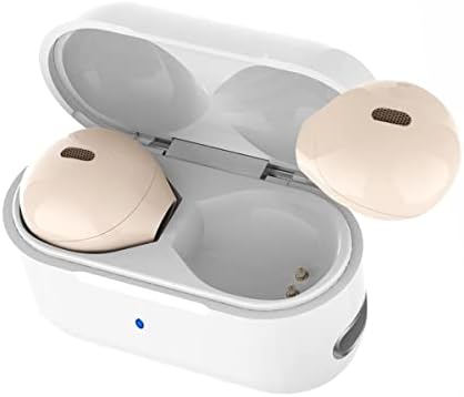 Sqrmini Mini Wireless Bluetooth אוזניות עם מיקרופון, אוזניות Bluetooth בלתי נראות לנשים ואוזניים קטנות