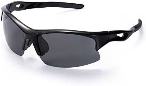 משקפי שמש של Youmuku, משקפי שמש ספורט מקוטבים לרכיבה על אופניים בייסבול נהיגה דיג גולף, משקפי