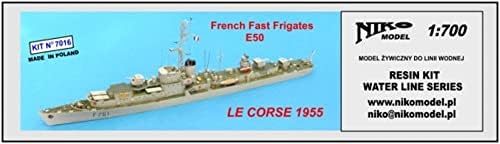 ניקו דגם פנ07016 1/700 צרפתית חיל הים לה קורס כיתה פריגטה ספינה לה קורס ו761 1955 שרף ערכת