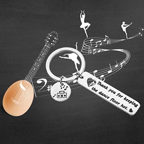 הולפ ריקוד מאהב מחזיק מפתחות מתנה לריקוד מורה סיום מוסיקאי מתנה תודה לך על שמירה על רחבת ריקודים