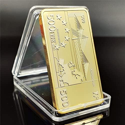 האיחוד האירופי הנצחה מטבע כיכר זהב-מצופה נאגט זהב מטבע אירופאי 500 זהב מטבע זהב מטילי מדליית מיוחד