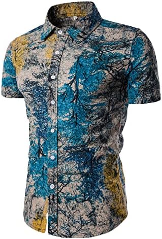 תלבושות אימוניות 2 חלקים לגברים לחולצת הוואי אופנה של גברים ותפאורות קצרות