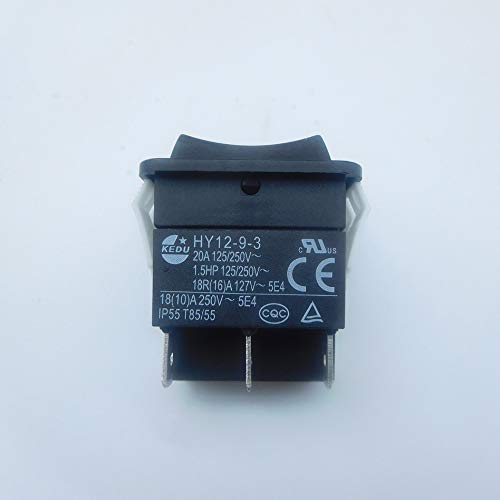 KEDU HY12-9-3 6 סיכות מתג נדנדה-מתגי כפתור לחיצה על קשת לכלי חשמל חשמליים תעשייתיים ובקרת ציוד חשמלי