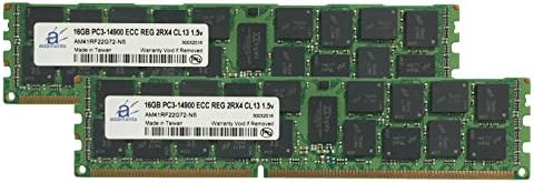 שדרוג זיכרון שרת של Adamanta 32GB עבור Dell PowerEdge T620 DDR3 1866MHz PC3-14900 ECC רשום 2RX4 CL13 1.5V