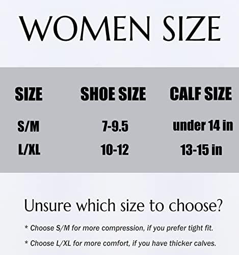 גרבי דחיסה 20-30 ממ כספית גרביים ארוכים לנשים וגרביים גבוהים הברך התמיכה הטובה ביותר לנשים