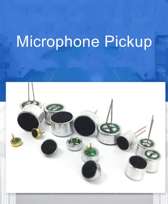 פילקט 20 יחידות 6050-50 דציבלים טנדר מיקרופון אלקטרוני 6 ממ על 5 ממ מיקרופון הקבל גלילי עם סיכות