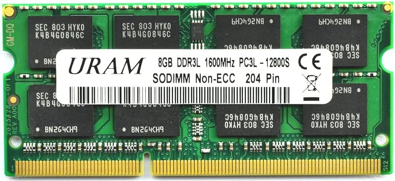Uram DDR3 DDR3L 8GB RAM 1600MHz 2RX8 PC3L-12800S PC3 12800 1.35V SODIMM 204 סיכה זיכרון שבב סמסונג למחשב נייד/מחברת