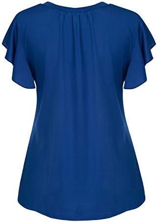חולצות כיכר צוואר בתוספת גודל ארוך שרוול קלאסי טרנדי מקרית נשים חולצות קל משקל קיץ גרפי
