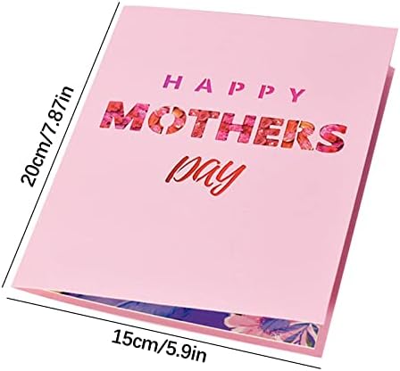 סימואיד שמח אמא של יום, 3 ד ברכה כרטיס נייר גילוף בעבודת יד יצירתי ברכה הודעה כרטיס, פופ עד אמהות יום כרטיס,