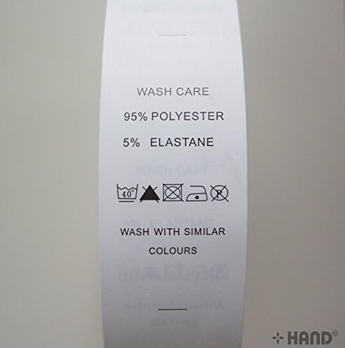 יד ו 25 ממ ריק רול להדפסה לשטוף טיפול תוויות-פוליאסטר נייר בד חומר-2500 תוויות ארוך