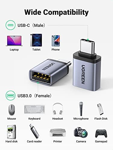 צרור כבלים USB B Ugreen עם USB C