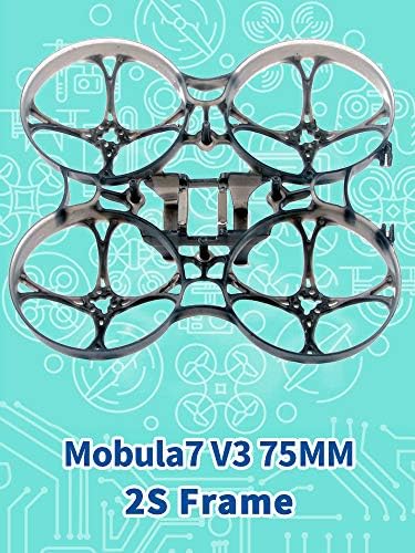 Happymodel Mobula7 V3 Diy Frame 75 ממ ערכות 2 מסגרת שדרוג חלק חילוף למטוס Mobula 7 FPV Racer Drone