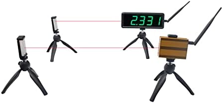 YZ סוללה מופעלת על ידי סוללה טיימר לייזר אלחוטי לספרינט לשעון מירוץ טיימר מירוץ עצירה שעון אופניים