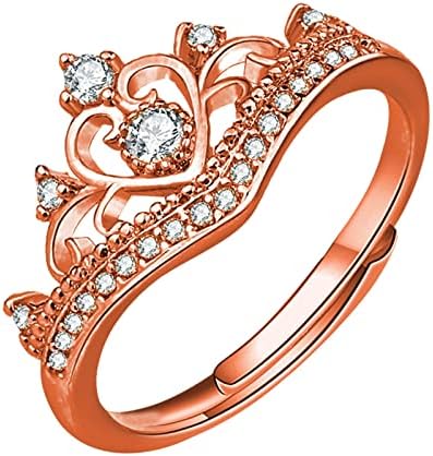 מתכוונן נשים תכשיטי אלגנטי חן אהבת טבעת מסיבת קישוטי קישוטי 36 טבעת