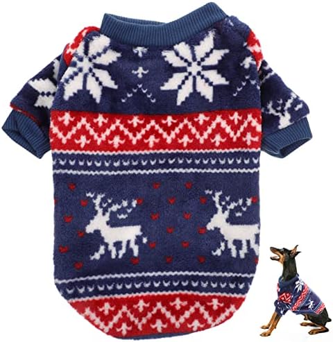 Bettoyard Decoreeen Decor חג המולד איילים כלב כלב תחפושת בגדי חיות מחמד לחג המולד לבוש חורף עיצוב קוספליי לגור