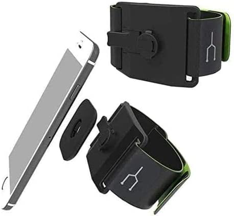 Navitech Black טלפון נייד עמיד למים עמיד למים חגורת חגורת מותניים - תואם לסמארטפון F91 5G 5G