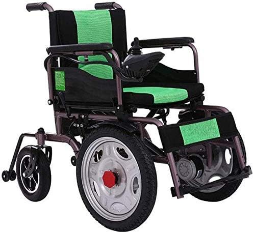 אופנה נייד כיסא גלגלים מתקפל ממונע כוח כסאות גלגלים לקפל מתקפל כוח קומפקטי ניידות סיוע גלגל כיסא עוצמה כפולה מנוע