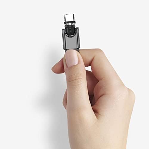 כבל ל- Oppo A74 5G - מתאם מיני מגנטוסינק, כבל טעינה מגנט USB מסוג מיקרו USB עבור OPPO A74 5G - סילון שחור