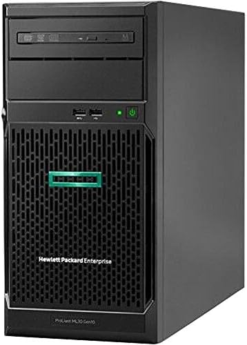 HPE Proliant ML30 Gen10 Server, Intel Xeon E-2124 Quad-Core 3.3GHz 8MB, 64GB DDR4 RAM, 8TB אחסון, RAID,