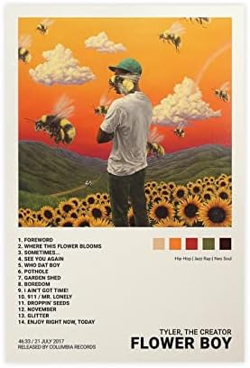 אלבום פרחים אלבום פוסטר מוסיקה פוסטר קנבס פוסטר מודפס Unframe: 12x18 אינץ '