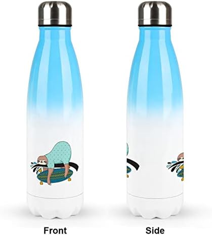 מחלקה קלוט בקבוק מים מפלדת אל חלד עם בקבוק ספורט מבודד מכסה לטיול פיקניק 17 גרם