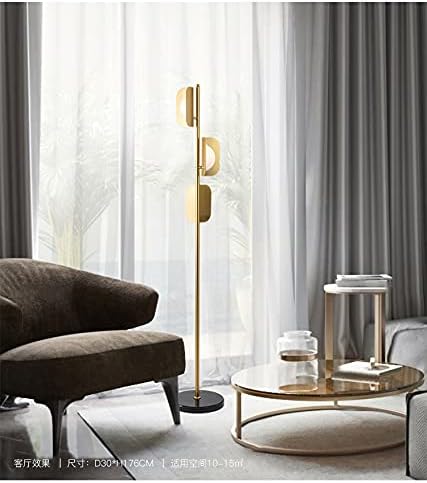WXYNHHD נורדי LED מנורת רצפה זכוכית לילה אור אור אופנה עמידה מנורה לסלון מנורת שולחן קישוט לחדר שינה