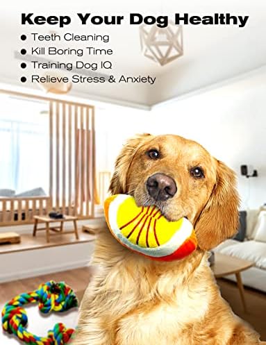 IVYQXG צעצועים לכלבים לעיסות אגרסיביות, צעצועים לעיסה לכלבים לעיסות אגרסיביות, צעצועים לכלבים גדולים