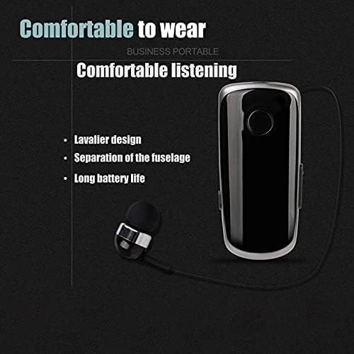 Essonio Trucker Bluetooth אוזניות אלחוטיות אלחוטיות אוזניות Bluetooth Bluetooth לאוזניות טלפונים סלולריים עם