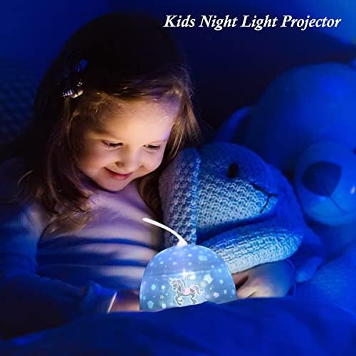 לילה אור לילדים חד קרן לילה אור מקרן כוכב מקרן ילדים לילה מנורת ילד מנורות לילה צעצוע מתנה עבור